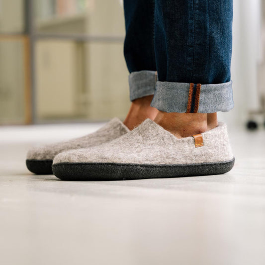 Espadrilles uldsko bred læst