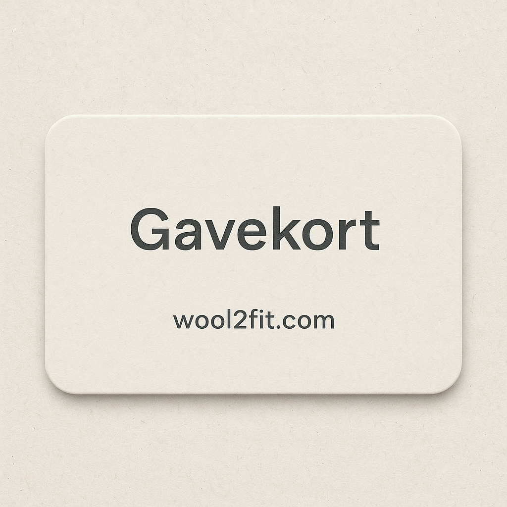 Gavekort til Wool2fit.com
