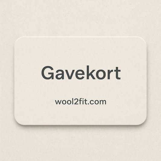 Gavekort til Wool2fit.com